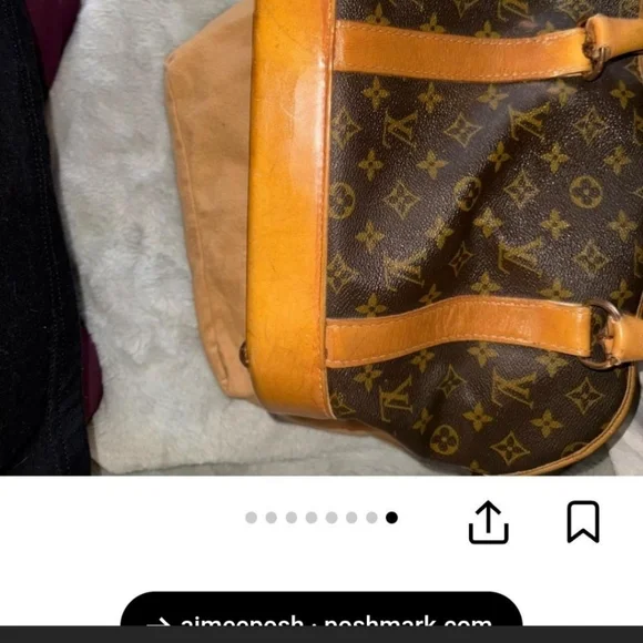 🖤Rare LouisVuitton Monogram French Dog Carrier.Made In France FromThe 70s-1994 - Picture 8 of 8